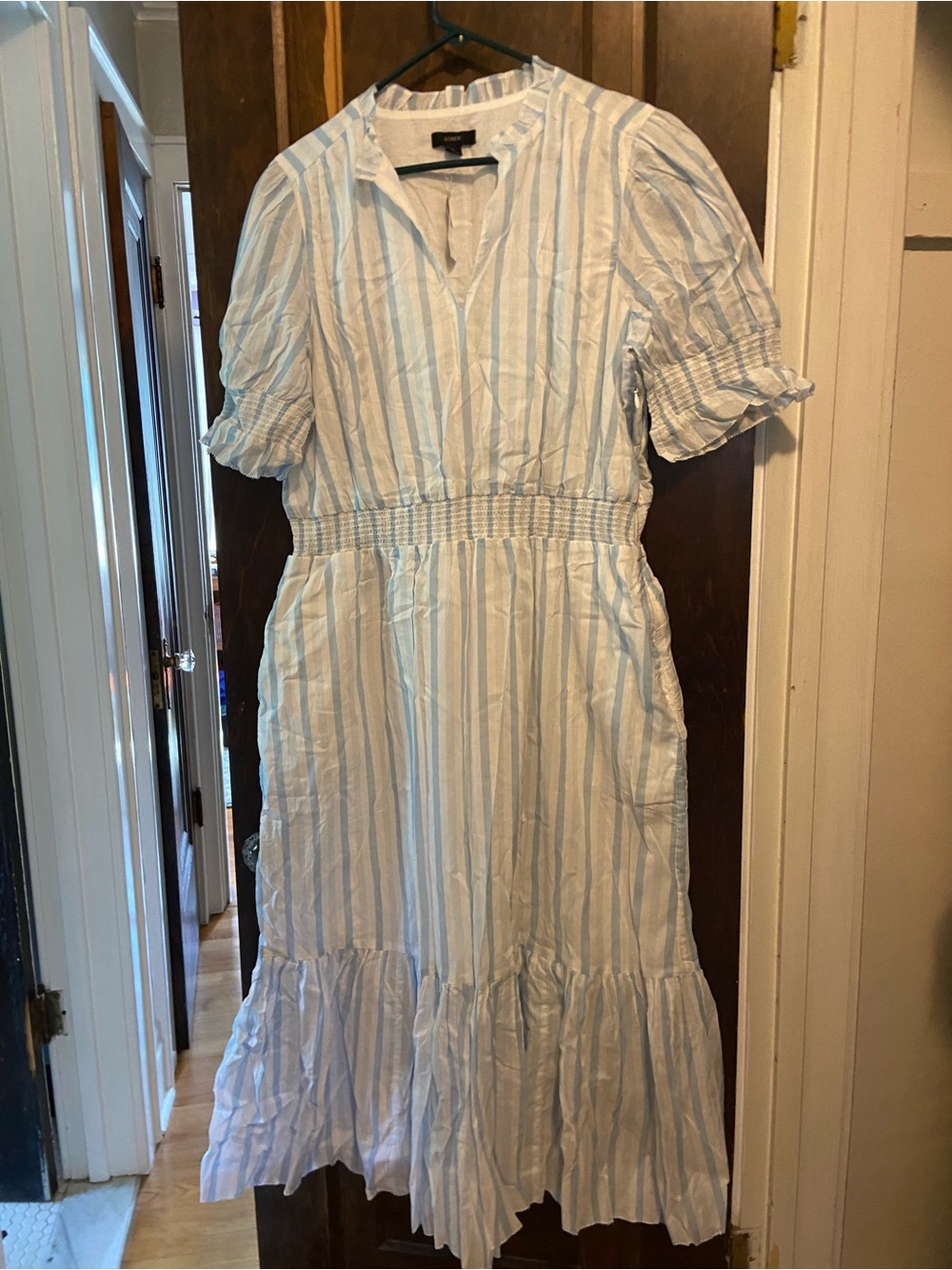 J. Crew Striped Cotton Dress
